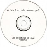 As Heard On Radio Soulwax pt. 5 CD label