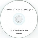 As Heard On Radio Soulwax pt. 8 CD label