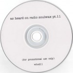 As Heard On Radio Soulwax pt. 11 CD label